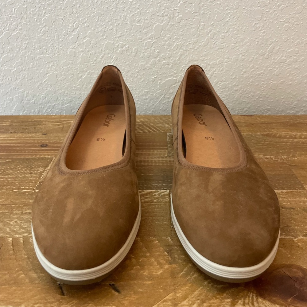 Gabor Shoes Suede Ballet Flat LIKE NEW - Picture 3 of 14